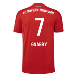 Bayern Munich 2020-21 Home Shirt (L) (Mint) (GNABRY 7)_1