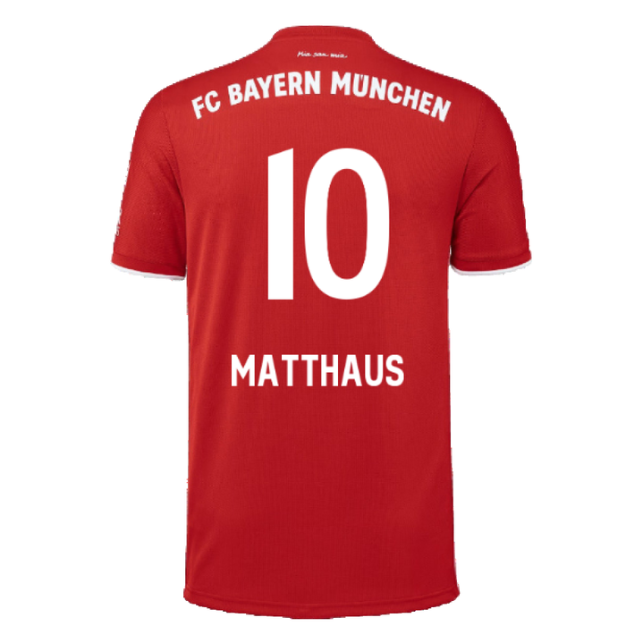 Bayern Munich 2020-21 Home Shirt (L) (Mint) (MATTHAUS 10)