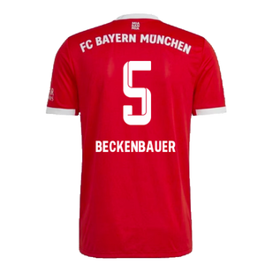 Bayern Munich 2022-23 Home Shirt (M) (BECKENBAUER 5) (Excellent)_1