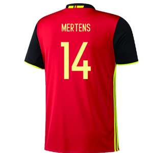 2016-2017 Belgium Home Adidas Football Shirt (xl) (Good) (Mertens 14)_1