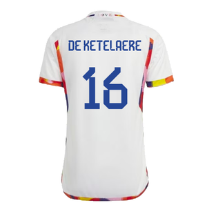 Belgium 2022-23 Away Shirt (LB) (DE KETELAERE 16) (Excellent)_1