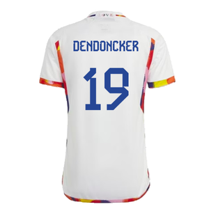 Belgium 2022-23 Away Shirt (LB) (DENDONCKER 19) (Excellent)_1