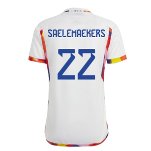 Belgium 2022-23 Away Shirt (LB) (SAELEMAEKERS 22) (Excellent)_1
