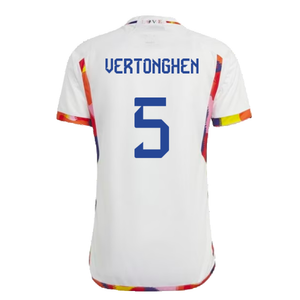 Belgium 2022-23 Away Shirt (LB) (VERTONGHEN 5) (Excellent)_1