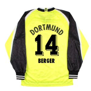 Borussia Dortmund 1995-96 Long Sleeve Home Shirt (S) (Excellent) (Berger 14)_1