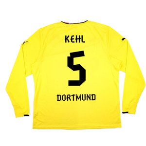 Borussia Dortmund 2013-14 Special Winter Edition Long Sleeve Home Shirt (2XL) (Very Good) (Kehl 5)_1