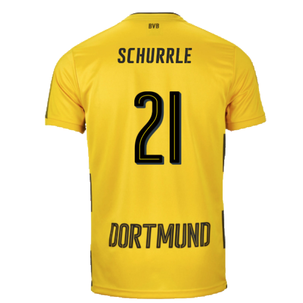 Borussia Dortmund 2017-18 Home Shirt (L) (Excellent) (Schurrle 21)_1