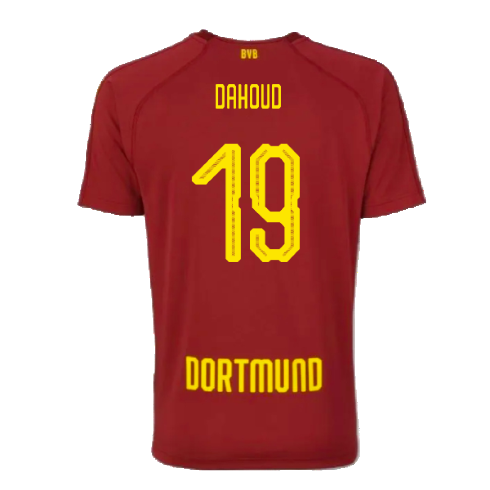Borussia Dortmund 2018-19 Third Shirt (S) (Mint) (Dahoud 19)_1