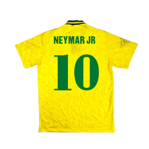 Brazil 1991-93 Home Shirt (S) (Good) (Neymar Jr 10)_1