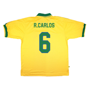 Brazil 1997-98 Home Shirt (XL) (Very Good) (R.Carlos 6)_1