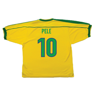 Brazil 1998-00 Home Shirt (Excellent) (PELE 10)_1