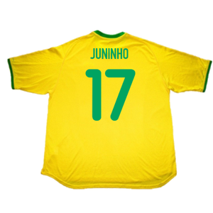 Brazil 2000-02 Home Shirt (L) (Very Good) (Juninho 17)_1