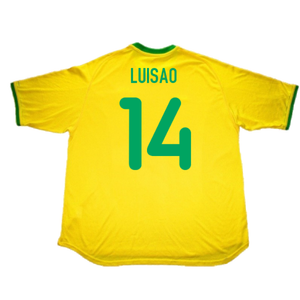 Brazil 2000-02 Home Shirt (L) (Excellent) (Luisao 14)_1