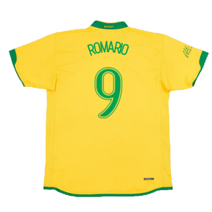 Brazil 2006-08 Home Shirt (L) (Excellent) (ROMARIO 9)_1