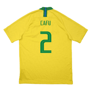 Brazil 2018-19 Home Shirt (Excellent) (Cafu 2)_1