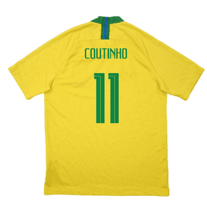 Brazil 2018-19 Home Shirt (Excellent) (Coutinho 11)_1