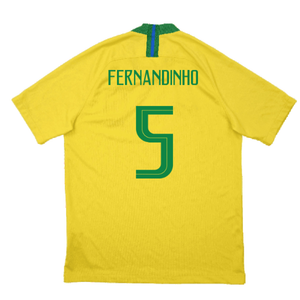 Brazil 2018-19 Home Shirt (Good) (Fernandinho 5)_1