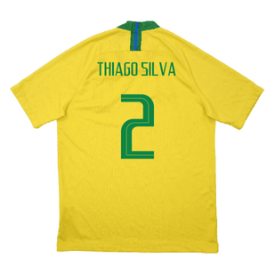 Brazil 2018-19 Home Shirt (Good) (Thiago Silva 2)_1