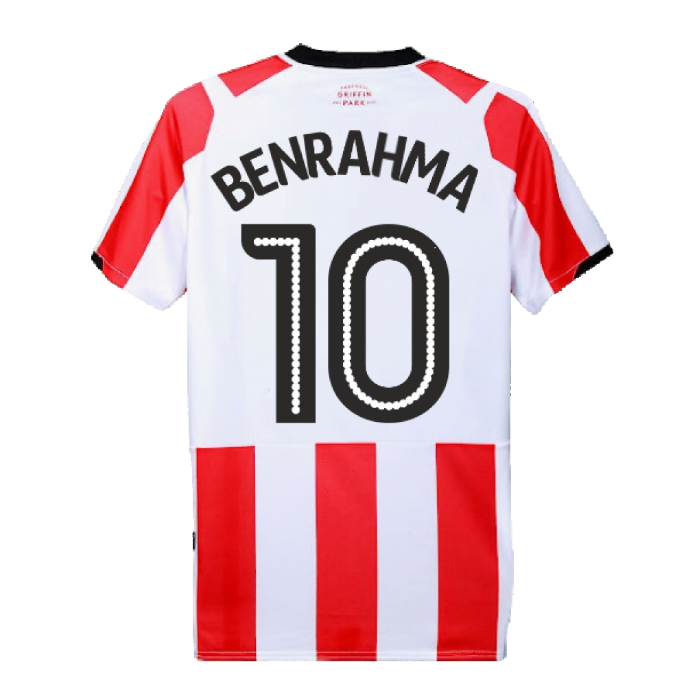 Brentford 2019-20 Home Shirt ((Excellent) 3XL) (Benrahma 10)_2