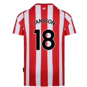 Brentford 2021-23 Home Shirt (M) (Mint) (JANSSON 18)_1