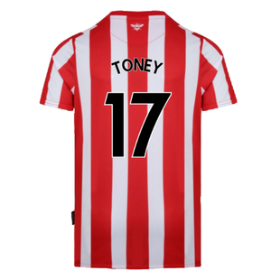 Brentford 2021-23 Home Shirt (M) (Mint) (TONEY 17)_1