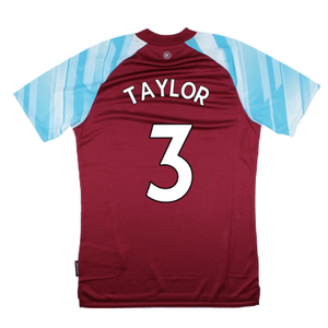 Burnley 2021-22 Home Shirt (Sponsorless) (M) (TAYLOR 3) (Mint)_1