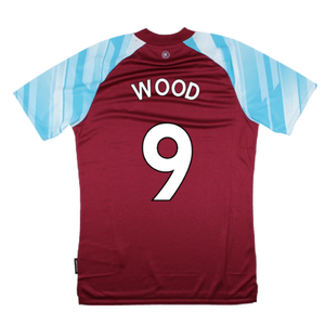 Burnley 2021-22 Home Shirt (Sponsorless) (XL) (WOOD 9) (Mint)_1