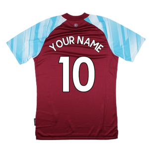 Burnley 2021-22 Home Shirt (Sponsorless) (S) (Your Name 10) (Mint)_1