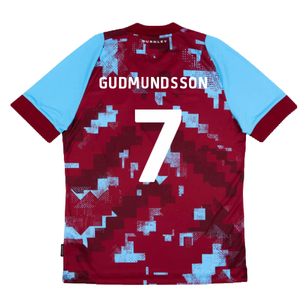 Burnley 2022-23 Home Shirt (M) (Mint) (GUDMUNDSSON 7)_1