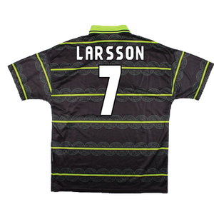 Celtic 1999-2000 Away Shirt (L) (Excellent) (Larsson 7)_1