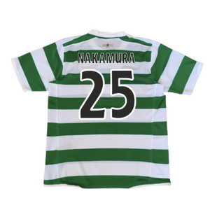 Celtic 2007-08 Home Shirt (M) (Good) (Nakamura 25)_1