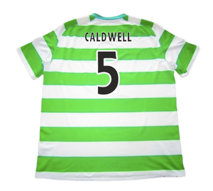 Celtic 2008-10 Home Shirt (M) (Good) (Caldwell 5)_1