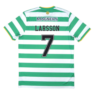 Celtic 2020-21 Home Shirt (Sponsorless) (L) (LARSSON 7) (Excellent)_1