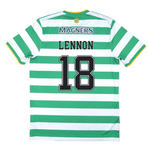 Celtic 2020-21 Home Shirt (Sponsorless) (L) (LENNON 18) (Excellent)_1