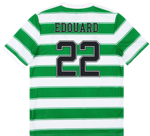 Celtic 2021-22 Home Shirt (Sponsorless) (L) (EDOUARD 22) (Good)_1