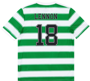 Celtic 2021-22 Home Shirt (Sponsorless) (L) (LENNON 18) (Good)_1