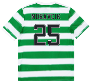 Celtic 2021-22 Home Shirt (Sponsorless) (L) (MORAVCIK 25) (Good)_1