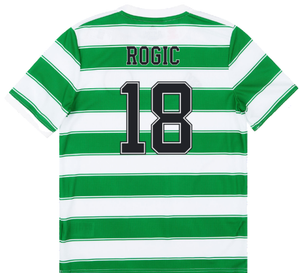 Celtic 2021-22 Home Shirt (Sponsorless) (L) (ROGIC 18) (Good)_1