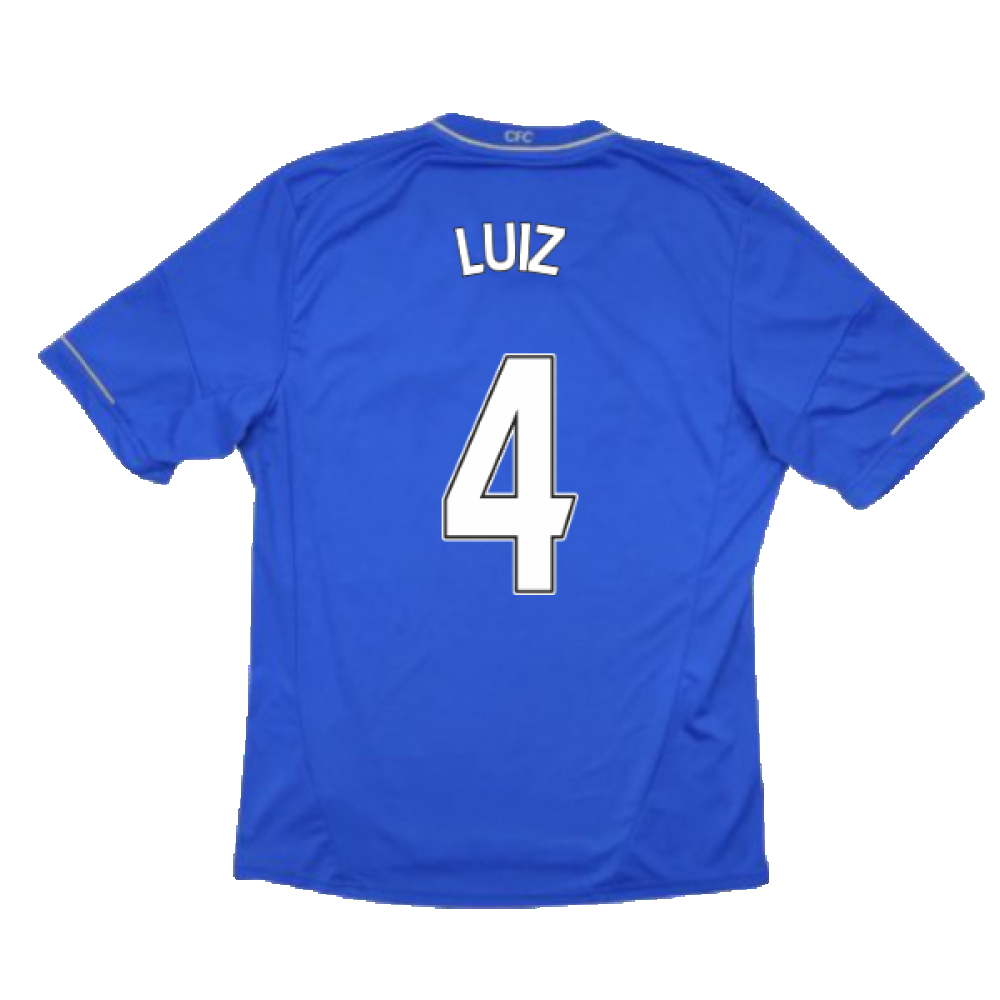 Chelsea 2012 13 Home Shirt S Very Good Luiz 4 Classic Football Kit