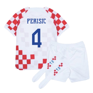 Croatia 2022-2023 Home Mini Kit (6-7y) (BNWT) (Perisic 4)_1