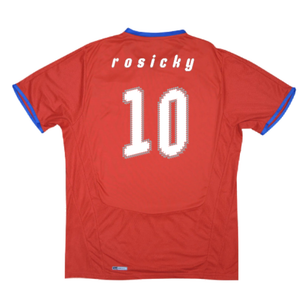 Czech Republic 2008-10 Home Shirt (XL) (Good) (Rosicky 10)_1