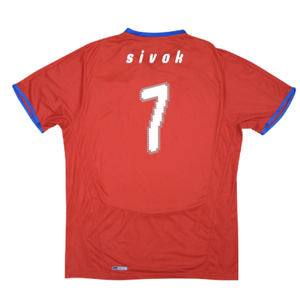 Czech Republic 2008-10 Home Shirt (M) (Excellent) (Sivok 7)_1