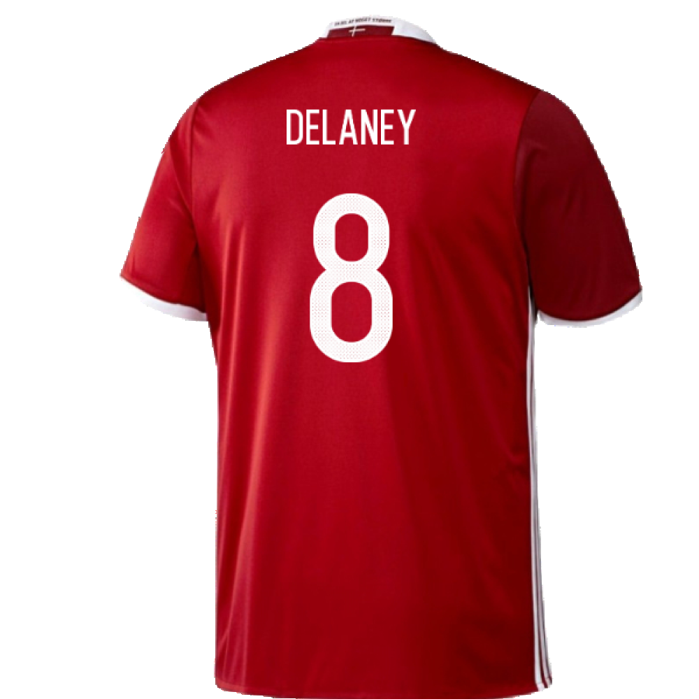 Denmark 2016-17 Home Shirt (S) (Mint) (Delaney 8)_1