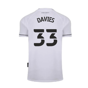 Derby County 2020-21 Home Shirt (S) (Excellent) (Davies 33)_1