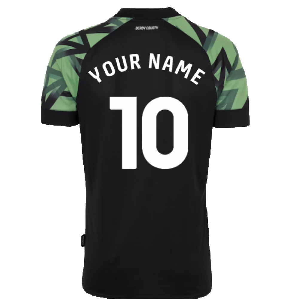 Derby County 2022-23 Away Shirt (Sponsorless) (XL) (Your Name 10) (Mint)_1