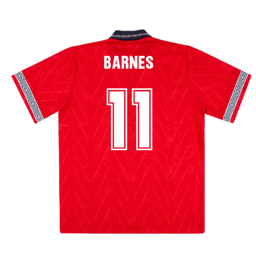 England 1990-92 Away Shirt (L) (Excellent) (Barnes 11)_1
