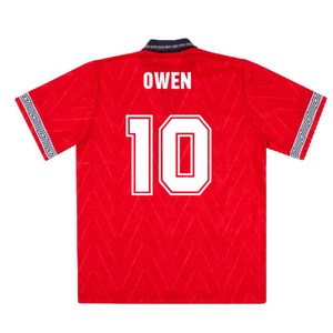 England 1990-92 Away Shirt (L) (Excellent) (Owen 10)_1