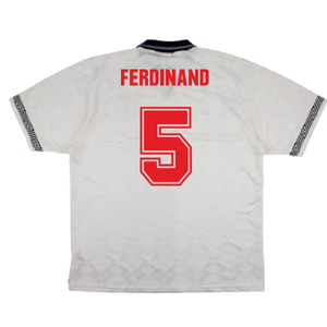 England 1990-92 Home Shirt (XL) (Good) (Ferdinand 5)_1