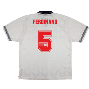 England 1990-92 Home Shirt (L) (Excellent) (Ferdinand 5)_1