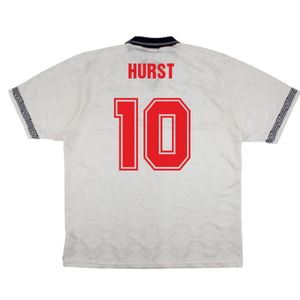 England 1990-92 Home Shirt (XL) (Good) (Hurst 10)_1